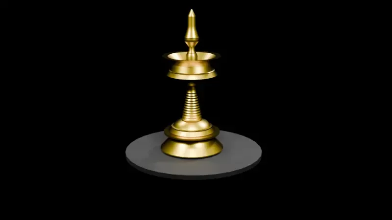 Nilavilakku – Traditional Kerala Lamp — frame 1
