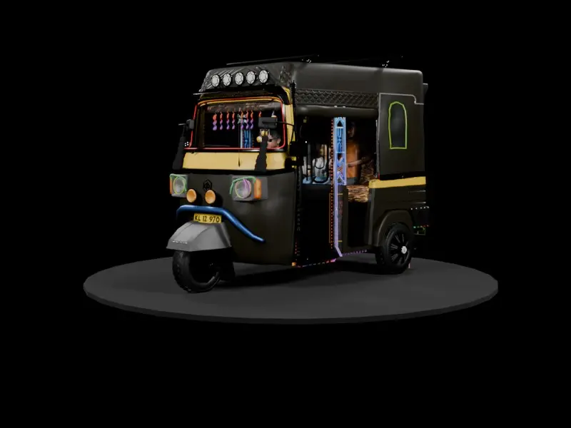 Modified Ape Autorickshaw — frame 1