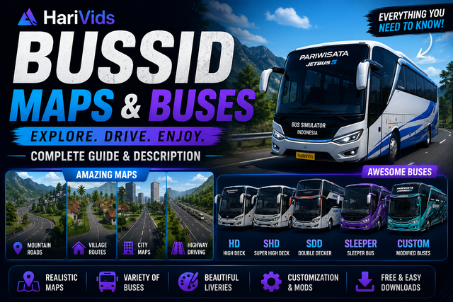 Bussid Maps and Buses Guide
