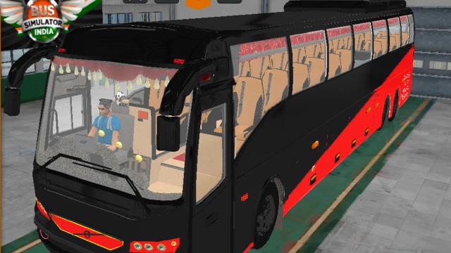 Red Black Volvo Livery