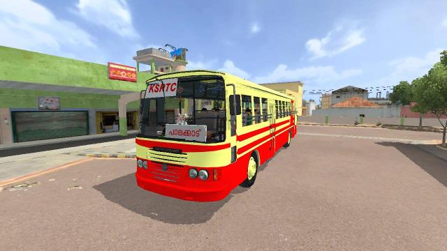 Yellow Red KSRTC Livery