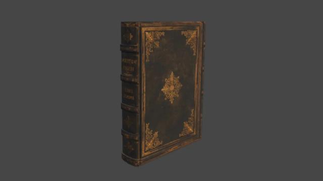 Lowpoly Ancient Book